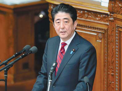 Abe floats hawkish plan