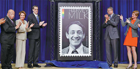 Postage stamp honors gay rights advocate