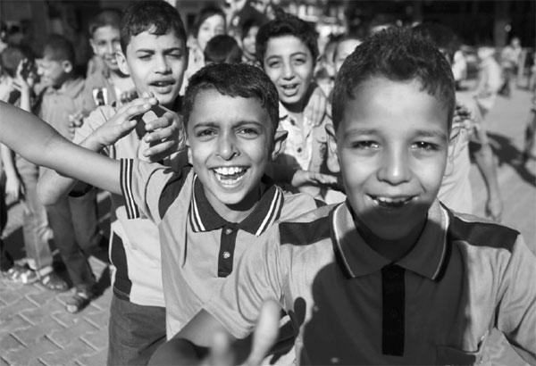 Gaza children return to school