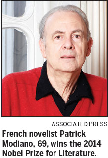 French writer wins $1.12m Nobel Prize