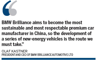 Sustainability the mission for BMW Brilliance