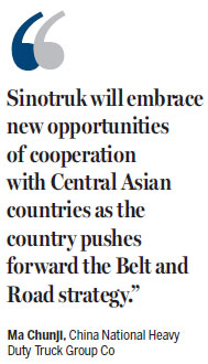 Sinotruk drives Central Asian growth