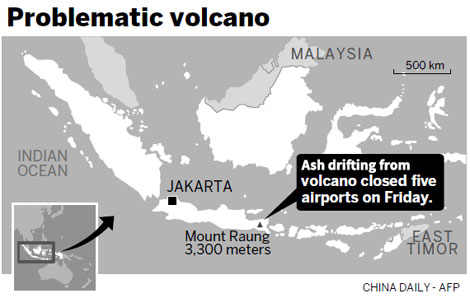 Eruption of Java volcano sparks air travel chaos