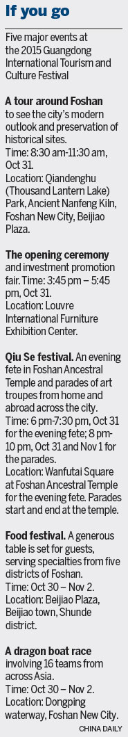 Tourism, culture festival gets underway in Foshan