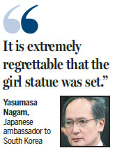 Abe slammed over slave deal remarks