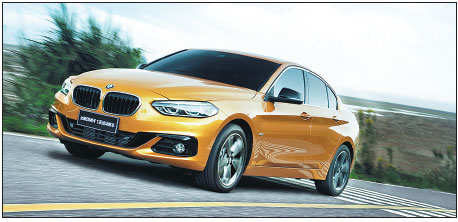 BMW's all-new localized sedan accommodates young buyers
