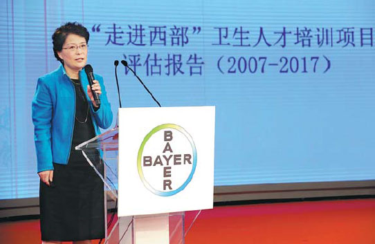 Bayer helps to improve healthcare in China