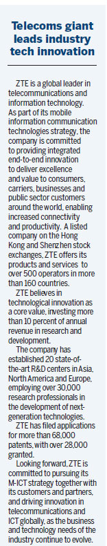 ZTE head sees big opportunities in B&R infrastructure drive