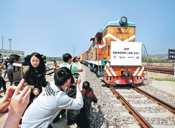 UK-China export train makes its first 12,000-km journey