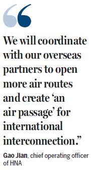 HNA to create air passage to boost interconnectivity
