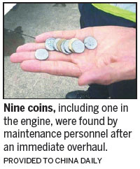 Coin-tossing passenger avoids punishment