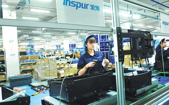 Inspur servers form foundation of computing industries' growth