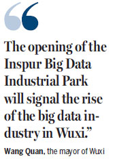 Inspur aims to put city on China's big data map