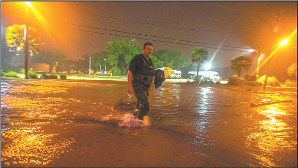 Hurricane Nate floods streets as it slams US Gulf Coast