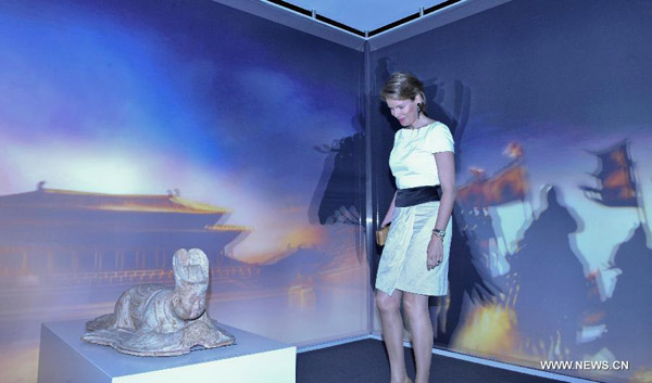 Belgian princess attends exhibition of treasures from Tang Dynasty