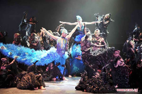 Yang Liping's dance drama 'The Peacock' staged in Qingdao
