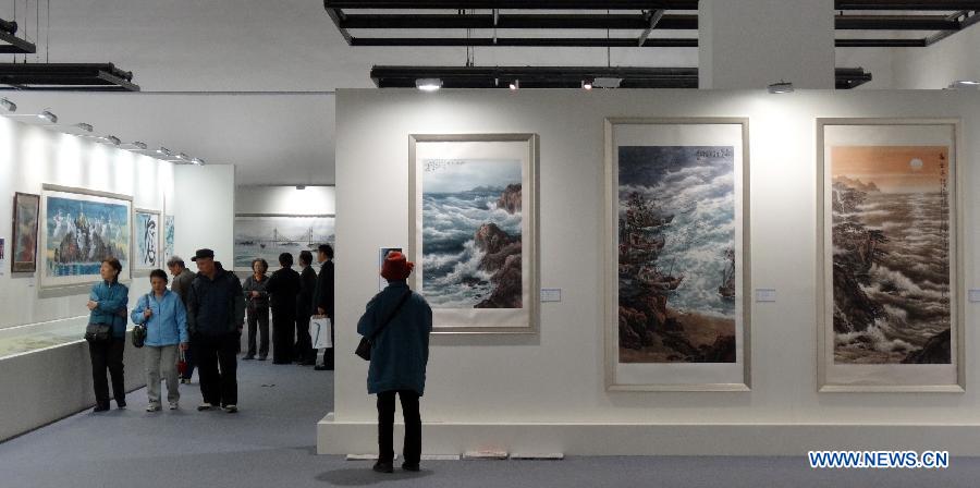 Art exhibition themed on Chinese ocean held in Beijing