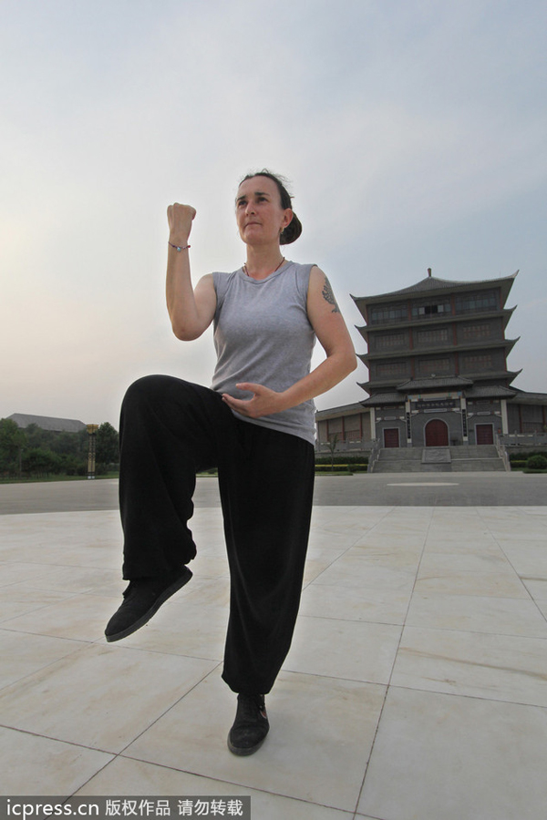 UK woman fulfills tai chi China dream