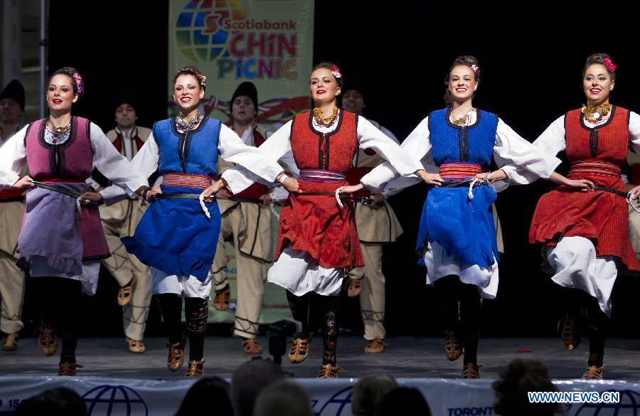 Int'l Folklore Dance Competition kicks off in Toronto, Canada