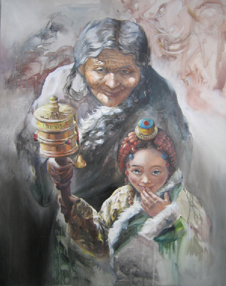 An artist's self-discovery in Tibet