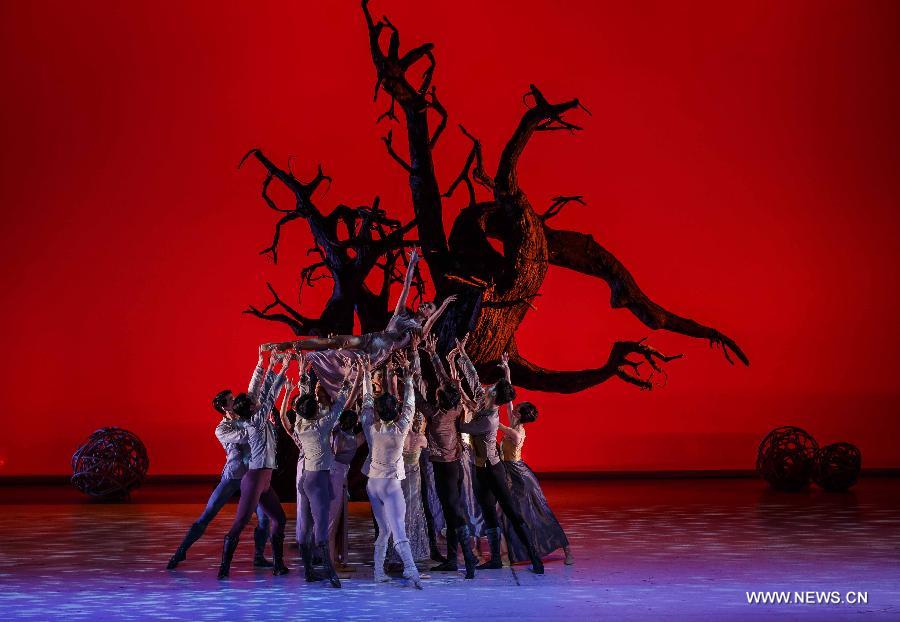 Ballet Romeo and Juliet performed in E China