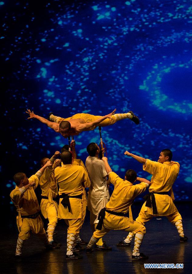 Shaolin kung fu staged in Israel