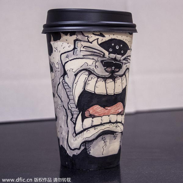 Bored graphic designer creates magnificent cups