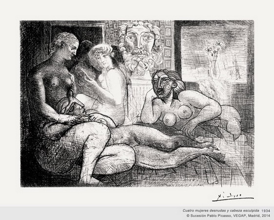 Picasso's etchings on display