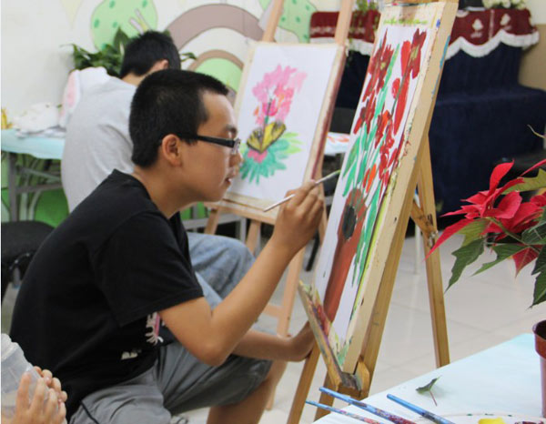 Overcoming autism through art