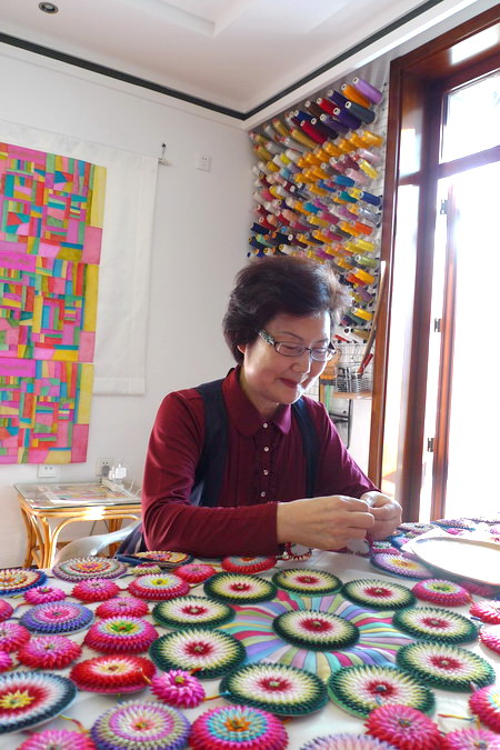 Patchwork artist finds international fame