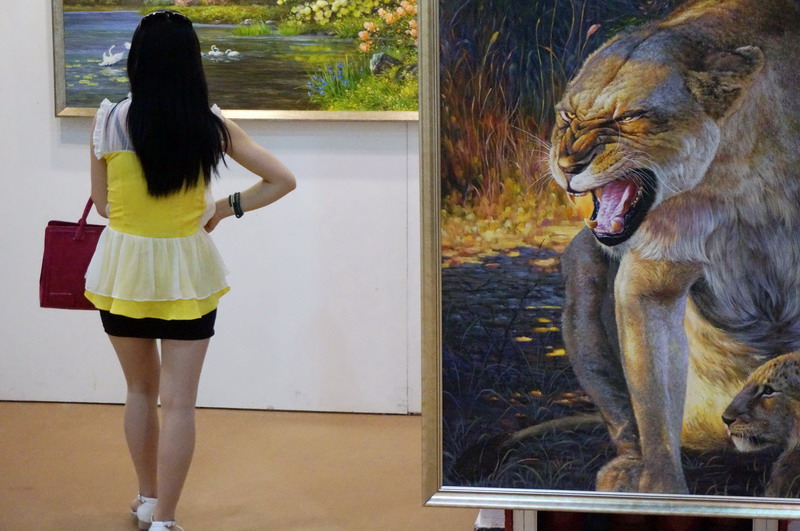 DPRK paintings displayed in Hangzhou