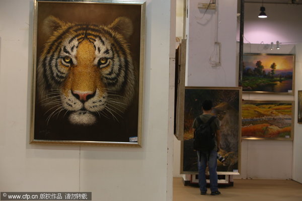 DPRK paintings displayed in Hangzhou