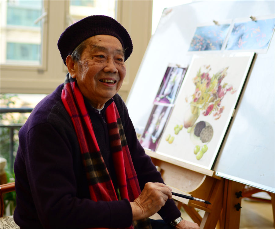 Retrospective of artist's watercolors over six decades