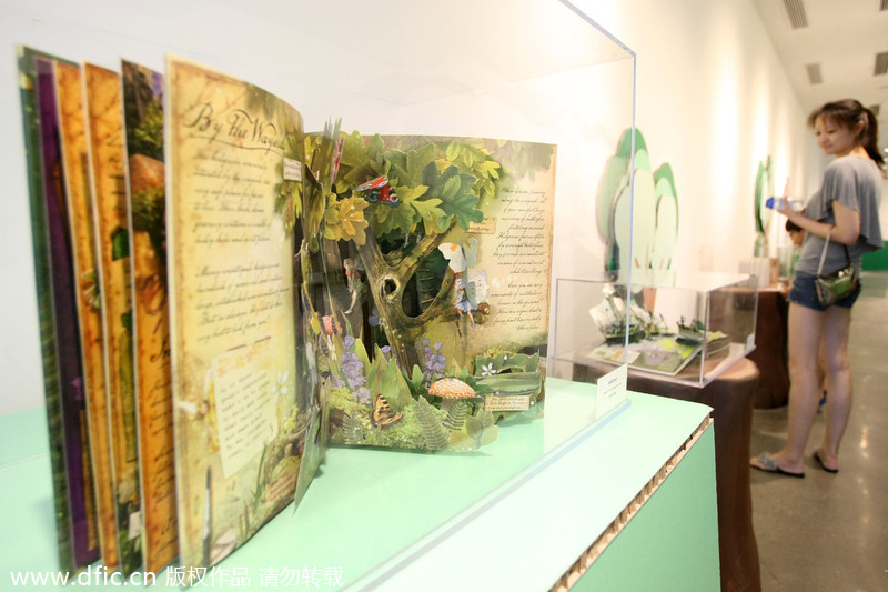 Pop-up books on show in Shanghai