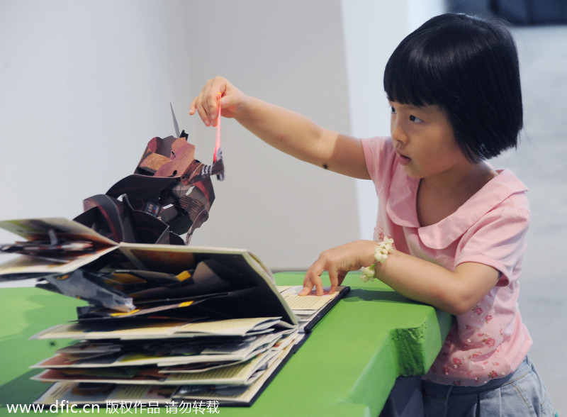 Pop-up books on show in Shanghai