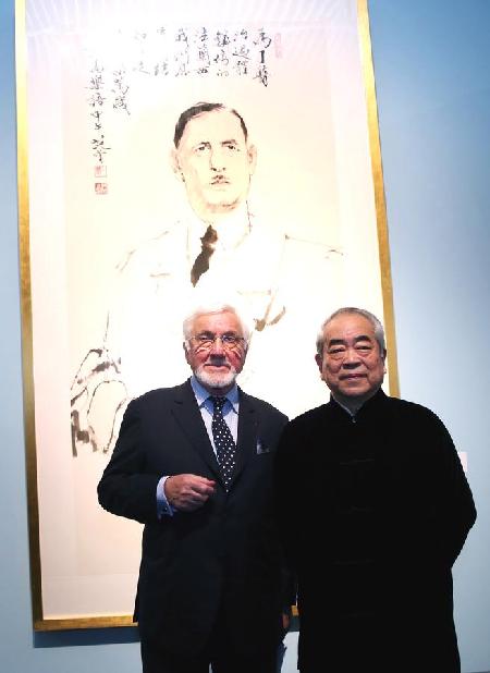 French sculptor and Chinese painter exhibit their works