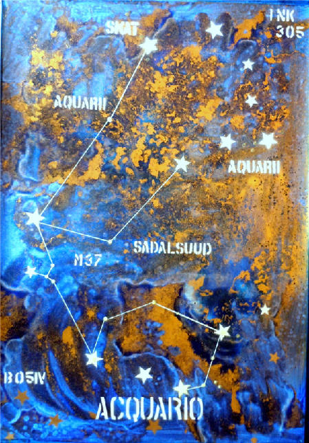 Painter's zodiac works reach for the stars
