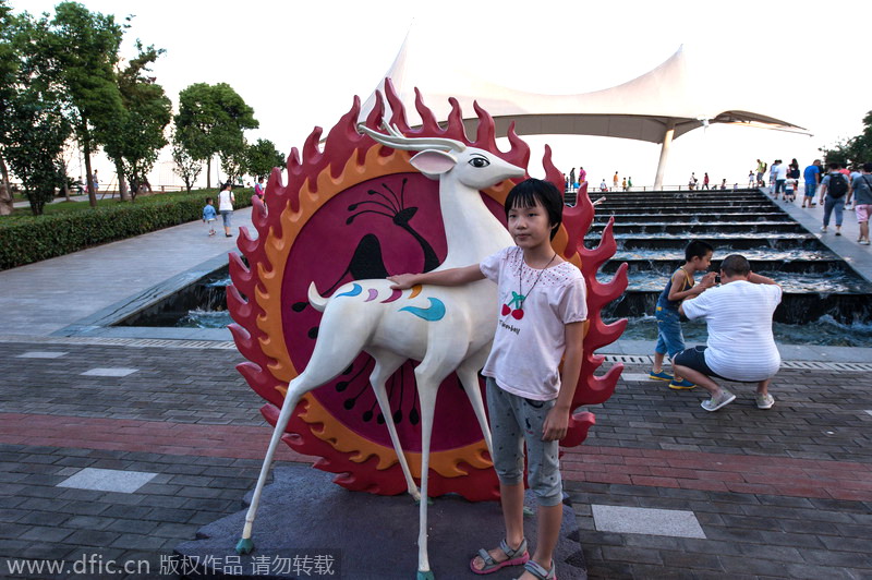 Chinese animation characters exhibited in Shanghai