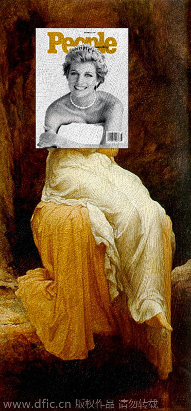 When celebrities fit into classical art