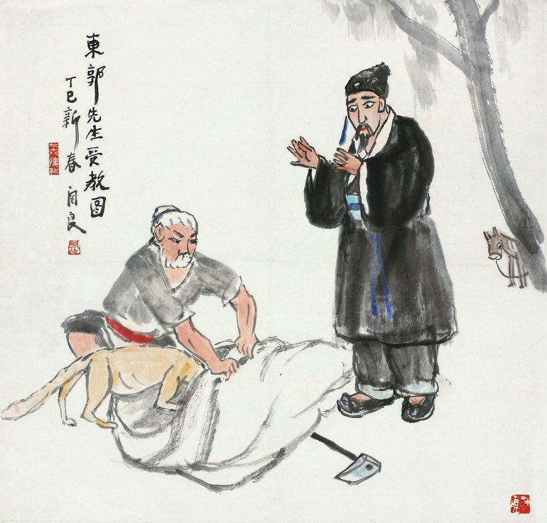 Guan Liang's paintings: An interesting way to learn famous Chinese stories