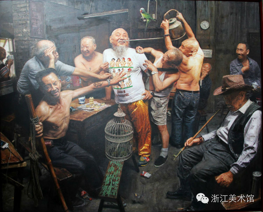 Oil paintings from 12th National Exhibition of Fine Arts