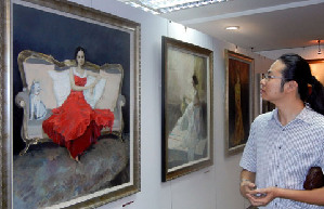 Oil paintings from 12th National Exhibition of Fine Arts