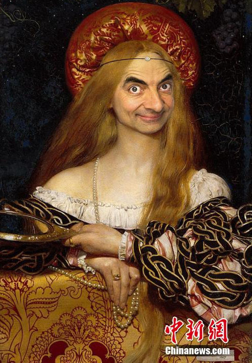 Mr Bean in world famous paintings