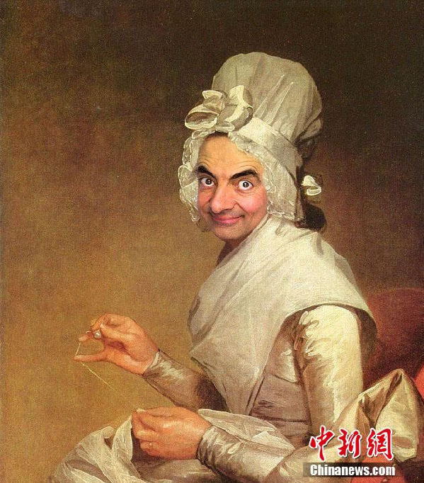 Mr Bean in world famous paintings