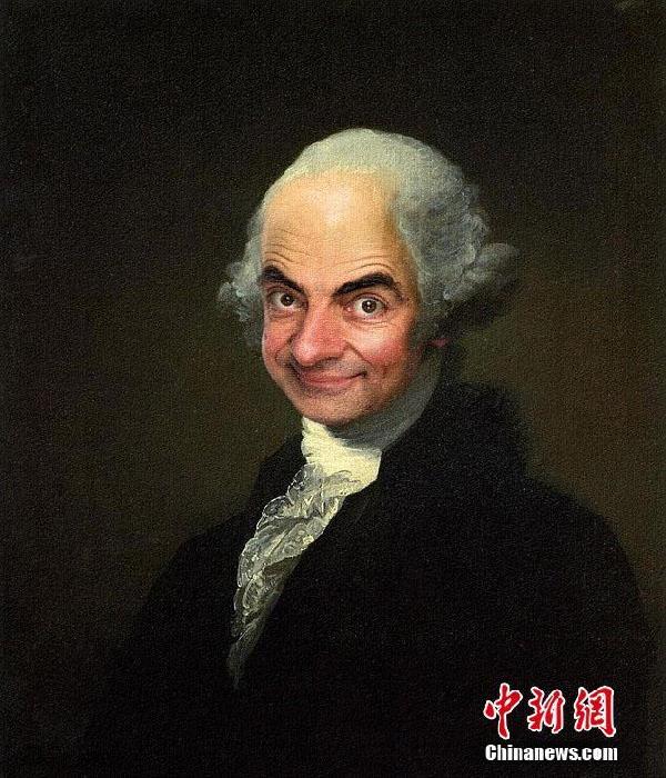 Mr Bean in world famous paintings