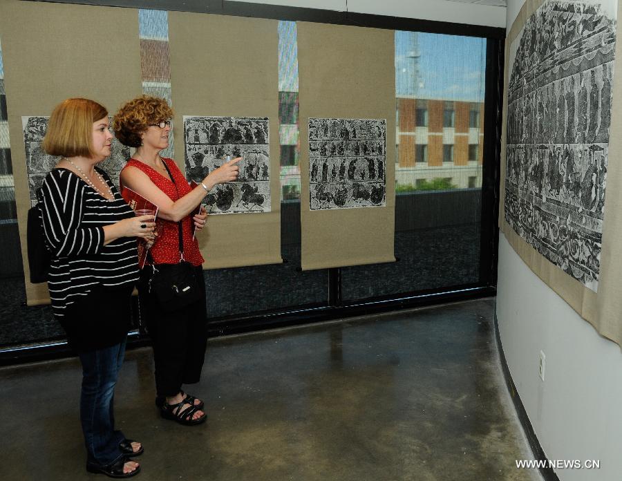Exhibition of ancient Chinese carved stone rubbings held in Washington