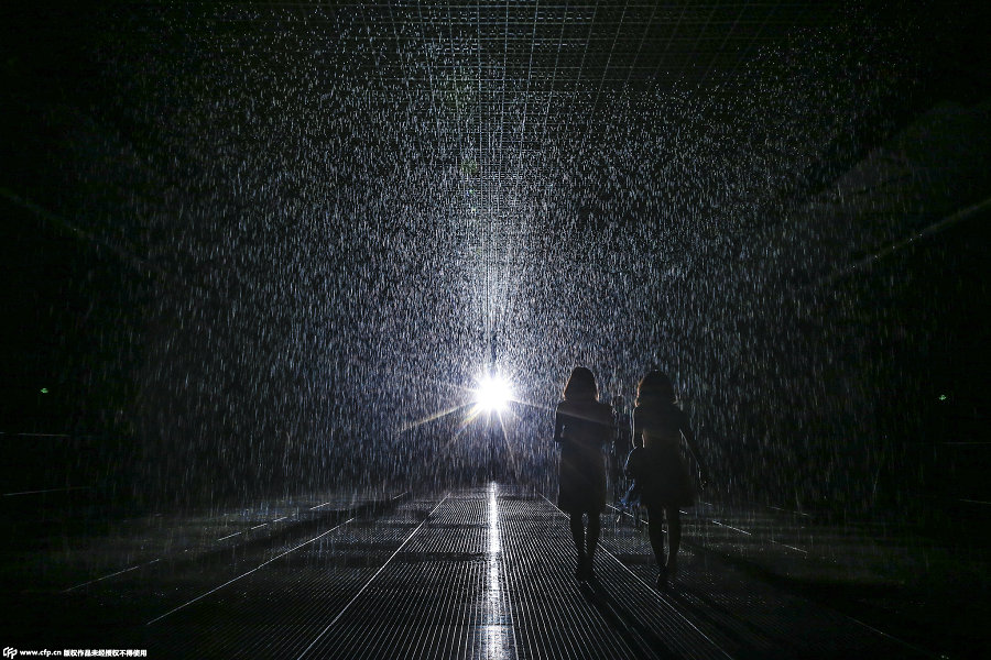 Rain Room storms Shanghai