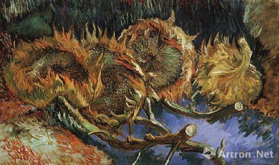 Van Gogh and his 11 sunflower paintings