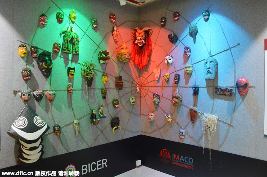 1,000 masks from around the world gather in Shanghai