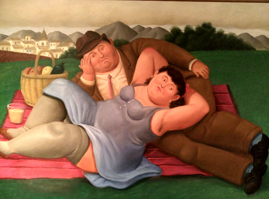 Botero's retrospective exhibition debuts in Beijing